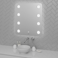 Зеркало в ванную комнату Grossman Neon 700х800 с сенсорным выключателем