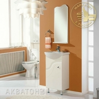 Комплект мебели для ванной комнаты Акватон Колибри 45 Белый