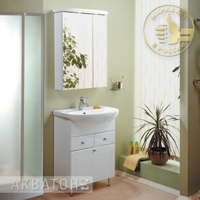 Комплект мебели для ванной комнаты Акватон Норма 65 белый