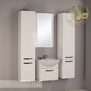 Комплект мебели для ванной комнаты Акватон Ария 50 белый