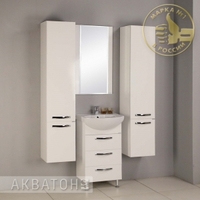 Комплект мебели для ванной комнаты Акватон Ария 50 Н Белый
