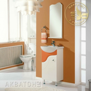Комплект мебели для ванной комнаты Акватон Колибри 45 Рыжий