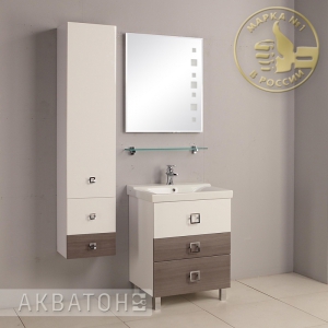 Комплект мебели для ванной комнаты Акватон Стамбул 65 лиственница