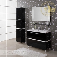 Комплект мебели Акватон Турин 100 черный