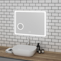 Зеркало в ванную комнату Grossman Leo 900х800 с сенсорным выключателем