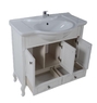 Комплект мебели ASB Woodline Флоренция-105 белый (Массив ясеня)