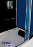 Душевая прямоугольная кабина с ванной BYON (2611) "SGUARE"