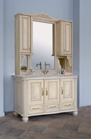 Комплект мебели Аллигатор Classic 125C (цвет 1015) зеркало на столешнице