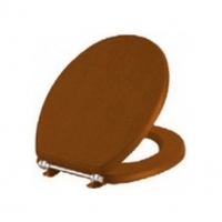 Сиденье для унитаза Efes (Aria) деревянное (орех), без м/лифта, металлические петли), шт 37-016-001 