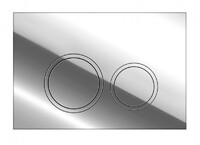 Кнопка для инсталляции ESBANO KRG-11SC Глянцевый хром