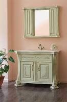 Комплект мебели Аллигатор Classic 100В (цвет 1015) зеркало со шкафчиками