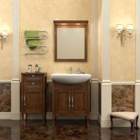 Комплект мебели для ванной комнаты OPADIRIS МИРАЖ 65 СВЕТЛЫЙ ОРЕХ
