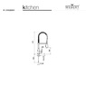 Смеситель для кухни Webert Kitchen Conic CN920602015 Хром
