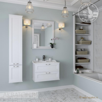 Комплект мебели для ванной комнаты Акватон ЛЕОН 65 (дуб белый)