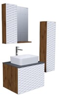 Комплект мебели для ванной комнаты GROSSMAN AЛЬБА-65 Веллингтон/белый