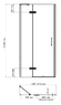 Душевая дверь WasserKRAFT Aller 10H05LBLACK MATT (левая)