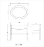 Комплект мебели ORANS BC-1106-1000