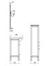 Комплект мебели ASB Woodline Флоренция-105 белый (Массив ясеня)