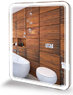 Зеркало в ванную комнату Cerutti SPA Эмилия 90x60 CT8943 универсальное с LED подсветкой и выключателем