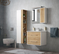 Комплект мебели для ванной комнаты COROZO Гольф 65 сонома