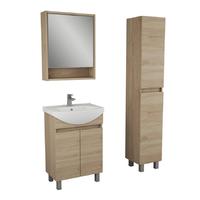 Комплект мебели для ванной комнаты Alvaro Banos Toledo 55, дуб сонома