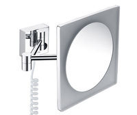 Зеркало в ванную комнату WasserKRAFT K-1008 с LED-подсветкой, 3-х кратным увеличением