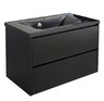 Комплект мебели для ванной комнаты Stella Polar Калипсо 65 лакобель черный