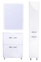 Комплект мебели для ванной комнаты Style Line Каре 60 (2 ящ.) Люкс белая, PLUS