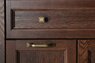 Комплект мебели ASB Woodline Гранда 85 (Антикварный орех) со шкафчиком