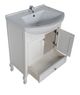 Комплект мебели для ванной комнаты ASB Woodline Флоренция-65 белый  (Массив ясеня)