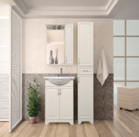 Комплект мебели для ванной комнаты Style line Олеандр 2-65 рельеф пастель