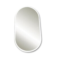 Зеркало в ванную комнату Cerutti SPA Романья 55x105 CT8950 универсальное с LED подсветкой и выключателем