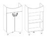 Комплект мебели для ванной комнаты COROZO Лидер 50