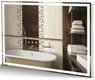 Зеркало в ванную комнату Cerutti SPA Сицилия s 70x80 CT8947 универсальное с LED подсветкой и сенсором движения