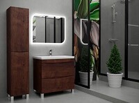 Комплект мебели для ванной комнаты Stella Polar Урсула 60 Люкс темная акация