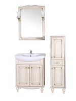Комплект мебели для ванной комнаты ASB Woodline Верона 65 (Массив ясеня)  